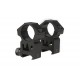 Two-part 25mm optics mount for RIS rail (high) [Theta Optics]